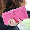 Gorgeous Matte Leather Long Wallet For Women And Lady Purse High Quality Female Wallets Card Holder Clutch Carteras by Stevvex