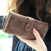 Gorgeous Matte Leather Long Wallet For Women And Lady Purse High Quality Female Wallets Card Holder Clutch Carteras by Stevvex