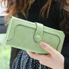 Gorgeous Matte Leather Long Wallet For Women And Lady Purse High Quality Female Wallets Card Holder Clutch Carteras by Stevvex