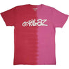 Gorillaz Two-Tone Brush Logo [T-Shirt] by Rock Band Apparel