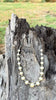 Graduated White Pearl and German Silver Beaded Necklace by Wild Junkie