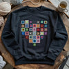 Granny Squares Heart Sweatshirt by YarnMerch