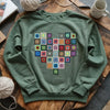 Granny Squares Heart Sweatshirt by YarnMerch