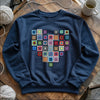 Granny Squares Heart Sweatshirt by YarnMerch