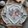 Granny Squares Heart Sweatshirt by YarnMerch