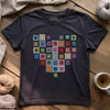 Granny Squares Heart T-shirt by YarnMerch