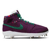 "Grape Soda" Jordan 1 Retro Cleats by Stadium Custom Kicks