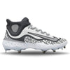 "Graphite Gray" Nike Alpha Huarache Elite 4 Mid Cleats by Stadium Custom Kicks