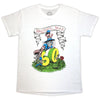Grateful Dead 60th Rose Pose [T-Shirt] by Rock Band Apparel