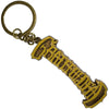 Grateful Dead Gold Logo [Keychain] by Rock Band Apparel