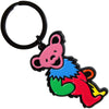 Grateful Dead Red Body Dancing Bear [Keychain] by Rock Band Apparel
