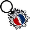 Grateful Dead Steal Your Face Butterflies [Keychain] by Rock Band Apparel