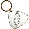 Grateful Dead White Plectrum [Keychain] by Rock Band Apparel