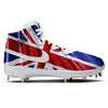 "Great Britain Waving Flag" Jordan 1 Retro Cleats by Stadium Custom Kicks