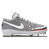 "Great White Shark" Jordan 1 Retro Cleats by Stadium Custom Kicks