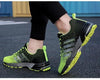Green Breathable Mens Running Sneakers Outdoor Marathon Lightweight Running Mens Sport Shoes Athletic Footwear Breathable Comfortable Athletic Sport Sneakers by Stevvex