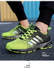 Green Breathable Mens Running Sneakers Outdoor Marathon Lightweight Running Mens Sport Shoes Athletic Footwear Breathable Comfortable Athletic Sport Sneakers by Stevvex
