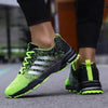 Green Breathable Mens Running Sneakers Outdoor Marathon Lightweight Running Mens Sport Shoes Athletic Footwear Breathable Comfortable Athletic Sport Sneakers by Stevvex