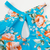 Green Floral Halter Bikini Women High Waist Bikini Halter Two Piece Bathing Suits Tummy Control Swimsuit Push Up Swimwear Sets Women High Waist Two Pieces Swimsuit New Girl Bathing Suits by Stevvex