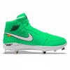 "Green Force OW" Jordan 1 Retro Cleats by Stadium Custom Kicks