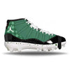 "Green Lobster" Jordan 11 TD Cleats by Stadium Custom Kicks