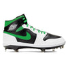 "Green Panda" Jordan 1 Retro Cleats by Stadium Custom Kicks