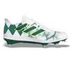 "Green Ranger" Adidas Adizero Afterburner 8 Cleats by Stadium Custom Kicks