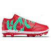 "Green Snake" Jordan 1 Retro Cleats by Stadium Custom Kicks
