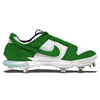 "Green & White Dunk" Nike Force Zoom Trout 7 Pro Cleats by Stadium Custom Kicks