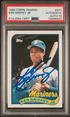 Graded 1989 Topps Traded Ken Griffey Jr. #41T Rookie RC Baseball Card PSA 10 Auto Grade Gem Mint