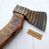 Hand-finished Workshop Axe with Chisel-textured Steel Head and Premium Hardwood Shaft by JW SteelCrafts
