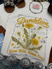 Grow Wild Dandelion Graphic Tee by Wild Junkie