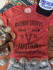Grundy County Auction Graphic Tee by Wild Junkie
