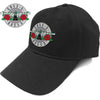 Guns N' Roses Silver Circle Logo [Hat] by Rock Band Apparel