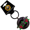 Guns N' Roses Silver Circle Logo [Keychain] by Rock Band Apparel