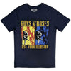 Guns N' Roses Use Your Illusion Navy [T-Shirt] by Rock Band Apparel