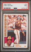 Graded 1984 Topps Tony Gwynn #251 2nd Year Baseball Card PSA 9 Mint