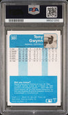Graded 1984 Fleer Tony Gwynn #301 2nd Year Baseball Card PSA 10 Gem Mint
