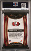 Graded 2020 Panini Select Brandon Aiyuk #266 Die-Cut Red Prizm Rookie RC Football Card PSA 10 Gem Mint