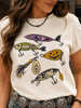 Halloween Fishing Lure Graphic Tee by Wild Junkie