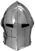 Halloween Medieval Barbuta Helmet Knights Templar Crusader Armor Helmet (Steel) by JW SteelCrafts