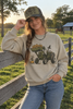 Halloween Tractor Graphic Sweatshirt by Wild Junkie