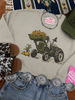 Halloween Tractor Graphic Sweatshirt by Wild Junkie