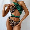 Halter Push Up Bikini Set Summer Swimsuit Women's Bikini Set Two Piece High Waist Swimsuits Push Up Halter Swimwear Striped Padded Bathing Suits Women's Swimming Suit High Waist Swimwear Female Bathing Suit by Stevvex