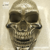 Handcrafted Metal Skull Mask: Choose Copper, Chrome or Antique Finish by JW SteelCrafts