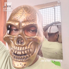 Handcrafted Metal Skull Mask: Choose Copper, Chrome or Antique Finish by JW SteelCrafts