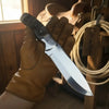 Handmade Loveless Style Bowie Knife Mirror-Polished Full Tang Collector Blade by JW SteelCrafts