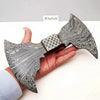Handmade Damascus Steel Blank Double headed Axe by JW SteelCrafts