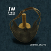 Handmade Metallic Half Face Mask | Golden Cast Art Mask for Display by JW SteelCrafts