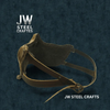 Handmade Metallic Half Face Mask | Golden Cast Art Mask for Display by JW SteelCrafts